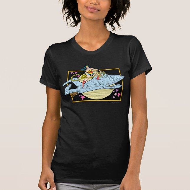 Wonder Woman with Jet T-Shirt (Front)