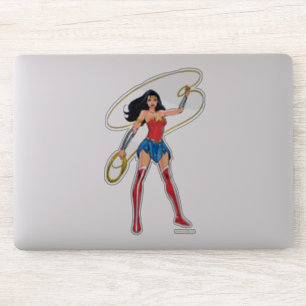 Wonder Woman With Lasso - Fight For Justice Sticker