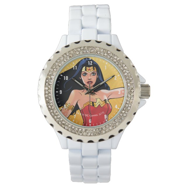 Wonder Woman With Lasso - Fight For Justice Watch (Front)