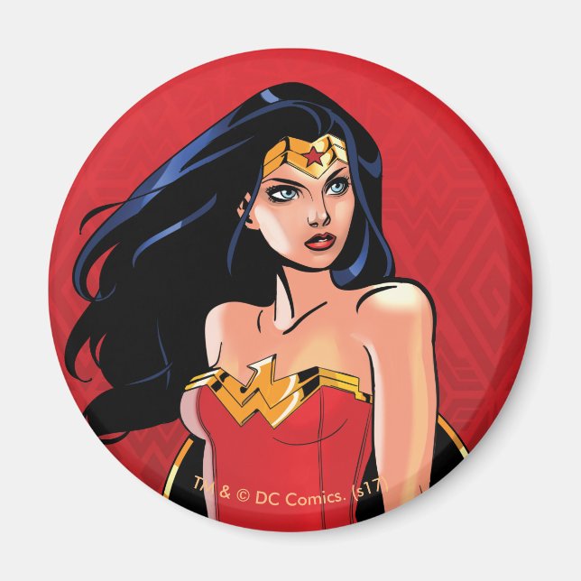 Wonder Woman With Sword - Fierce Magnet (Front)