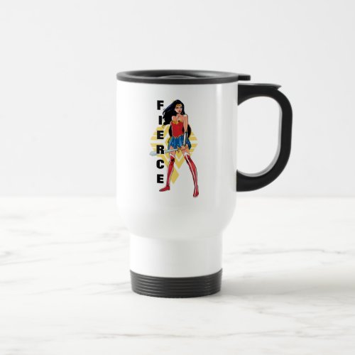 Wonder Woman With Sword _ Fierce Travel Mug