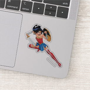 Wonder Woman With Sword - Join The Fight Sticker