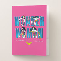 Wonder Woman "You Are Stronger Than You Believe" Pocket Folder