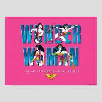 Wonder Woman "You Are Stronger Than You Believe" Poster