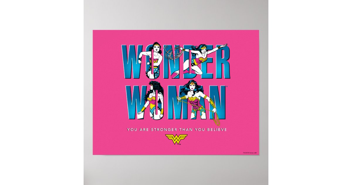 Maglietta Wonder Woman "You Are Stronger Than You Believe" – Ufficiale E Ispiratrice Per Donne