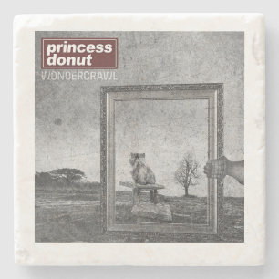 Wondercrawl by Princess Donut T-Shirt Stone Coaster
