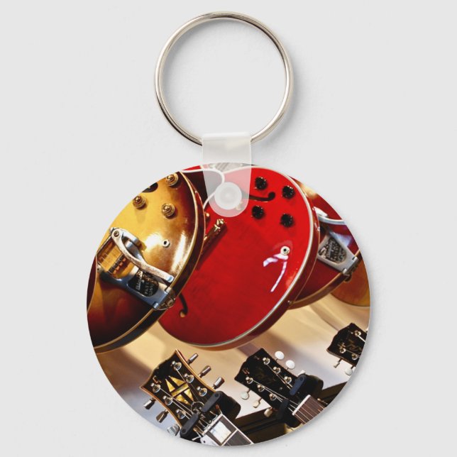 Wonderful Acoustic Guitar Keychain (Front)