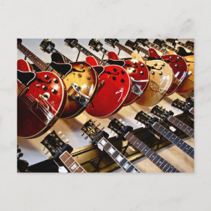 Wonderful Acoustic Guitar Postcard