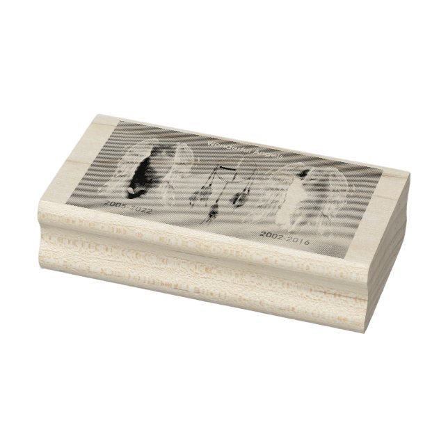 Wonderful Angels 3.8 x 7.6cm Wood Art Stamp (Stamp)