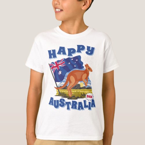 wonderful australia design with a kangaroo T_Shirt