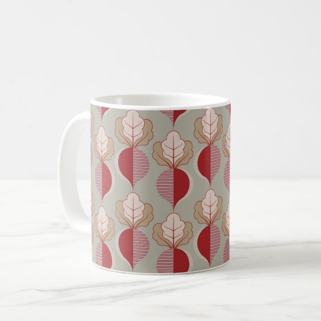 Wonderful Beets - vintage colours Coffee Mug (Front Left)