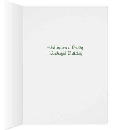 Wonderful Birthday Card (Inside (Right))