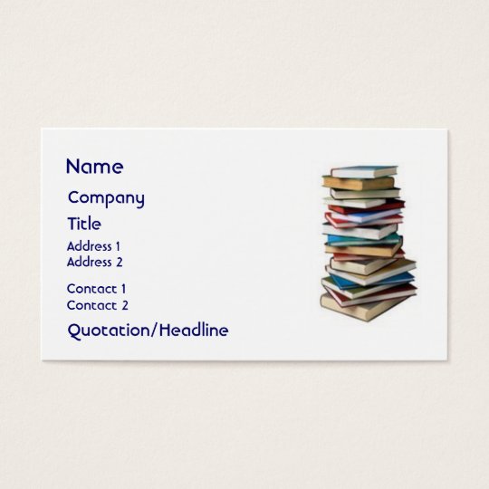 Wonderful Books, Business Card