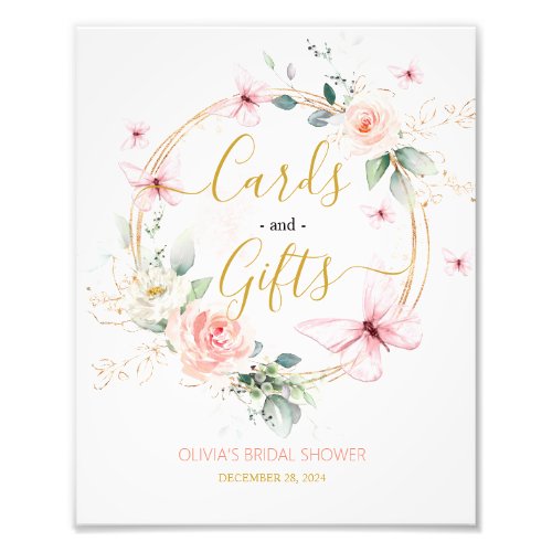 Wonderful Butterfly Cards and Gifts Table Sign