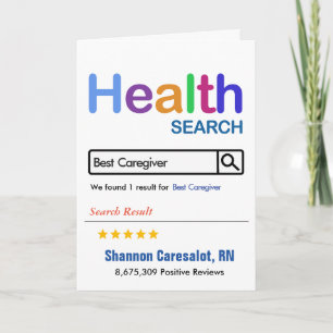 Wonderful Caregiver Letterpress Thank You Card