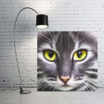 Wonderful cat portrait    canvas print