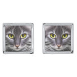 Wonderful cat portrait - cool  cufflinks