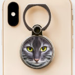 Wonderful cat portrait - cool  phone ring stand