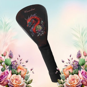 Wonderful chinese dragon golf head cover