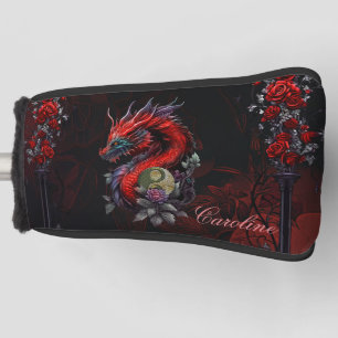 Wonderful chinese dragon golf head cover