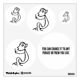 Wonderful Chinese Zodiac-Monkey-#001- Wall Decal