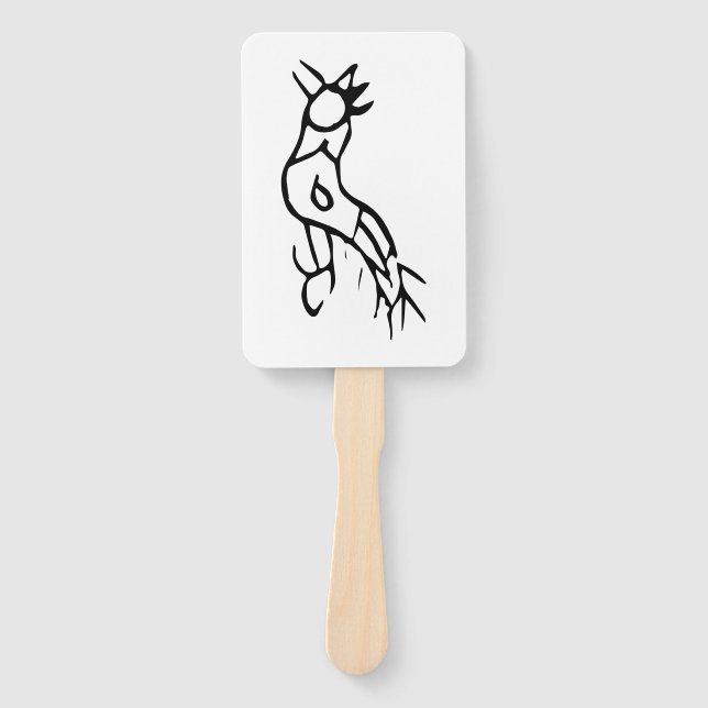 Wonderful Chinese Zodiac-Rooster#001- Hand Fan (Front)