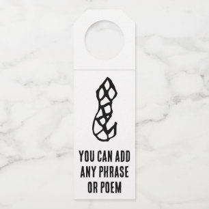 Wonderful Chinese Zodiac-Snake-#001- Bottle Hanger Tag
