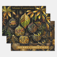 Wonderful Christmas paper with Christmas ball