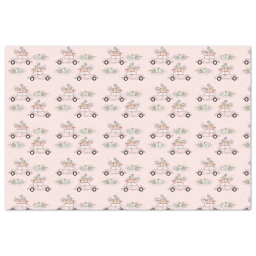 Wonderful Christmas Pastels Car Tissue Paper