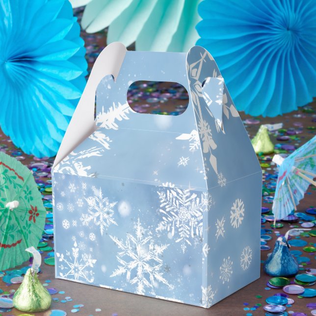 Wonderful Christmas Snow Favor Boxes (Party)