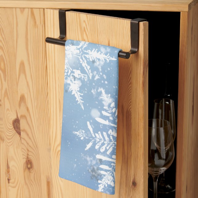 Wonderful Christmas Snow Kitchen Towel (Thirds Fold)