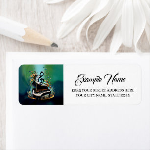 Wonderful curved fantasy piano  label
