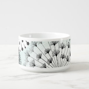Wonderful Dandelions Blue Chili Bowl