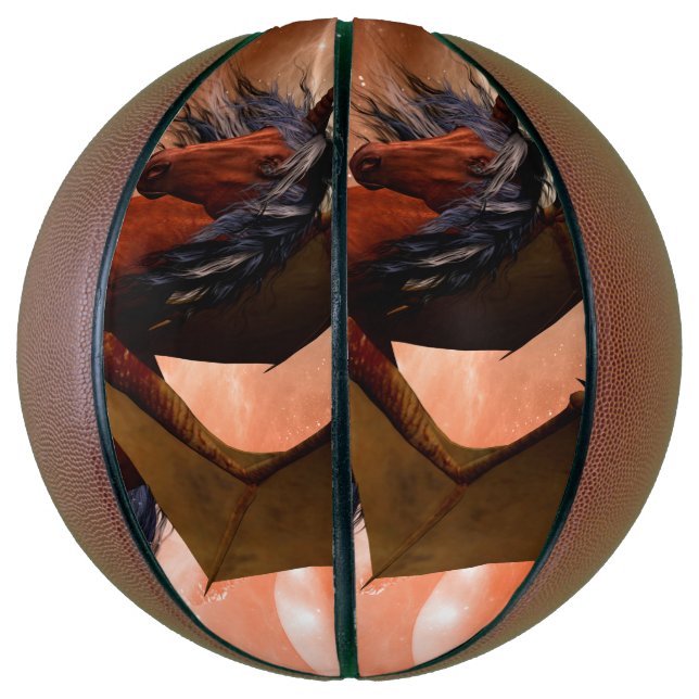 Wonderful dark unicorn basketball (Vertical)