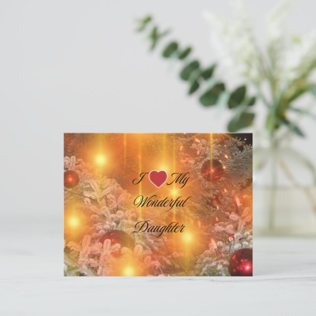 Wonderful Daughter Postcard (Standing Front)