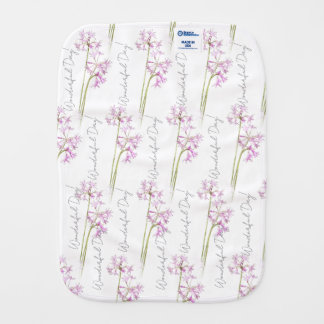 Wonderful Day, Baby Burp Cloth