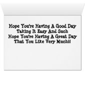 Wonderful day card (Inside Horizontal (Bottom))