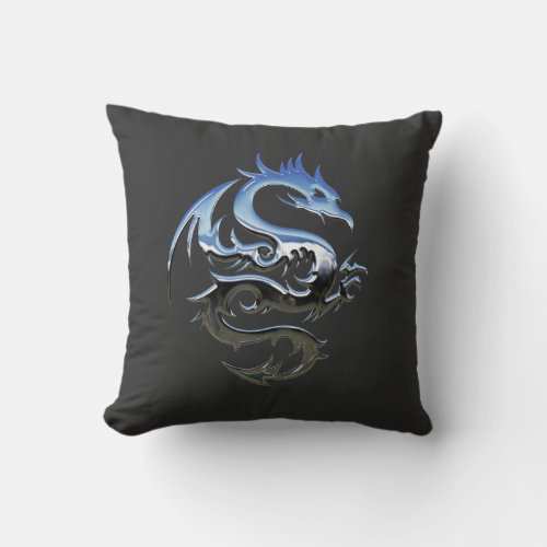 Wonderful dragon 3D By Pete Linforth_Pixabay Throw Pillow