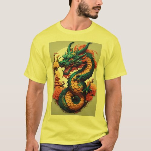 wonderful dragon Fansion style t_shirt 