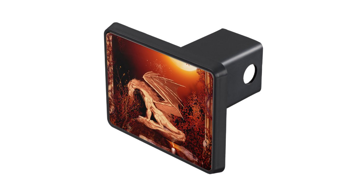 Wonderful dragon hitch cover Zazzle