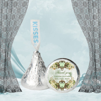 Wonderful Elegant White Flowers Hershey®'s Kisses® by stylishdesign1 at Zazzle