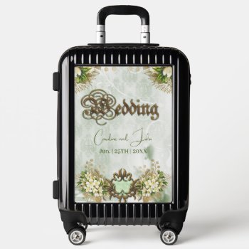 Wonderful Elegant White Flowers  Luggage by stylishdesign1 at Zazzle