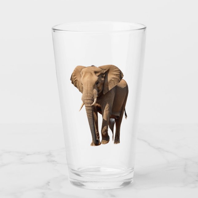 Wonderful Elephant  Glass (Front)