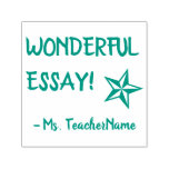 [ Thumbnail: "Wonderful Essay!" Tutor Feedback Rubber Stamp ]