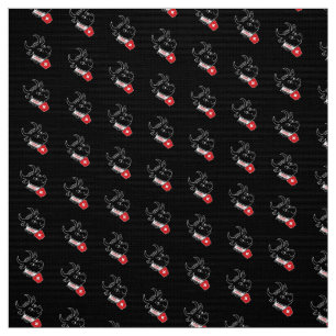 Wonderful fabric with a Swiss cow muhhhh