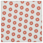 Wonderful fabric with a Swiss fan of Edelweiss