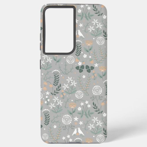 Wonderful Flower Seamless Design Samsung Galaxy S21 Ultra Case