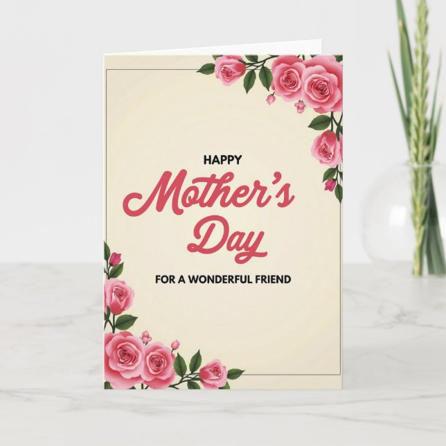 Wonderful Friend Day Card (Front)