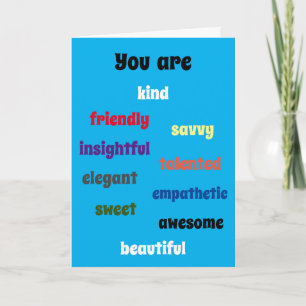 Wonderful Friend: Thank You Card
