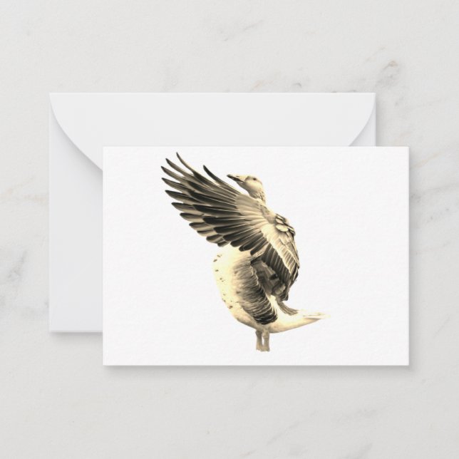 wonderful goose note card (Front)